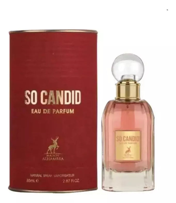 MAISON ALHAMBRA SO CANDID 85ML EDP DAMA